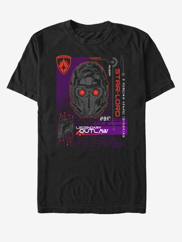 ZOOT.Fan ZOOT.Fan Marvel Star-Lord Strážci Galaxie T-shirt Cheren