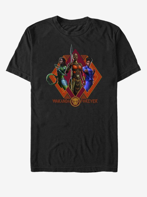 ZOOT.Fan ZOOT.Fan Marvel Trio postav Black Panther: Wakanda nechť žije T-shirt Cheren
