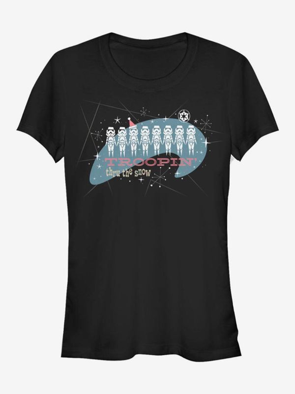 ZOOT.Fan ZOOT.Fan Star Wars Stormtroopeři - Troopin Thru the Snow T-shirt Cheren