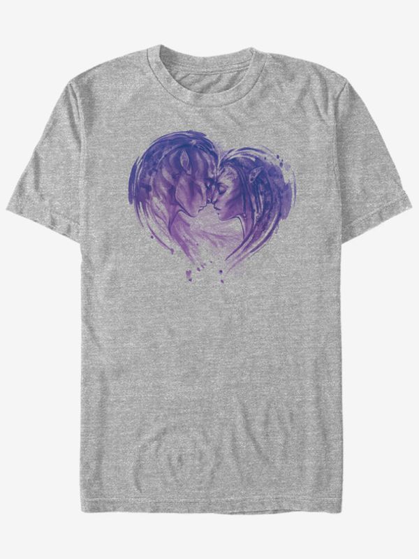 ZOOT.Fan ZOOT.Fan Twentieth Century Fox Srdce Avatar 2 T-shirt Siv